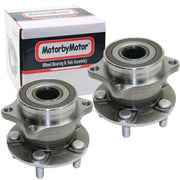 Subaru Impreza Rear Wheel Bearing Hub Assembly w/ABS, 5 Lugs - 512401 (2 Pack)