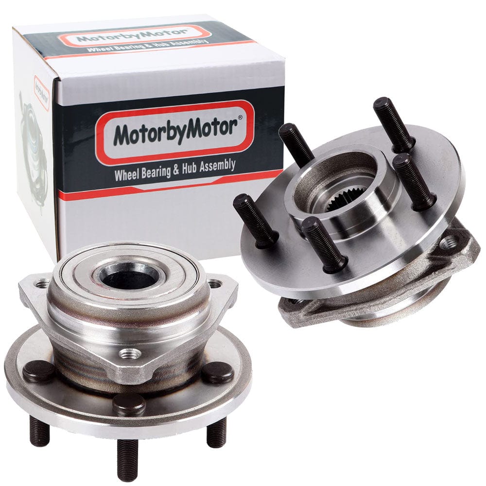 Buick Rainier Front Wheel Bearing Hub Assembly, 6 Lugs w/ABS - 513188 (2 Pack)