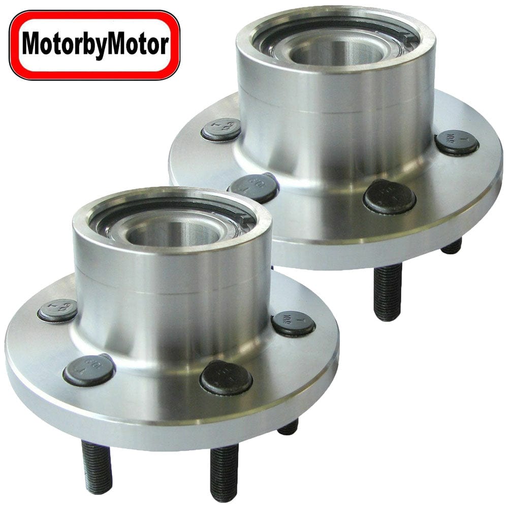 Dodge Dakota Front Wheel Bearing Hub Assembly, 6 Lugs 2WD RWD w/ABS -- 515032 (2 Pack)
