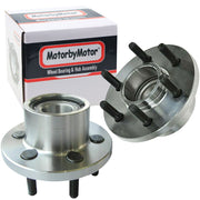 Dodge Dakota Front Wheel Bearing Hub Assembly, 6 Lugs 2WD RWD w/ABS -- 515032 (2 Pack)