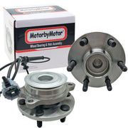 Nissan Frontier Front Wheel Bearing Hub Assembly, 6 Lugs RWD w/ABS -- 515064 (2 Pack)