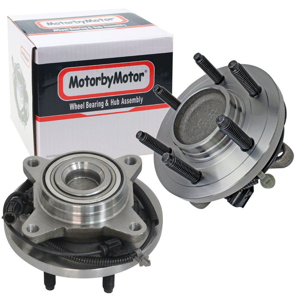Ford F-150 Front Wheel Bearing Hub Assembly, 6 Lugs 2WD w/ABS -- 515117 (2 Pack)
