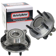 Ford F-150 Front Wheel Bearing Hub Assembly, 6 Lugs 2WD w/ABS -- 515117 (2 Pack)