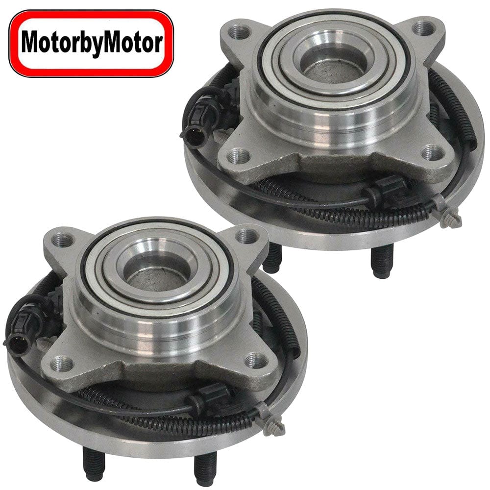Ford F-150 Front Wheel Bearing Hub Assembly, 6 Lugs 2WD w/ABS -- 515117 (2 Pack)