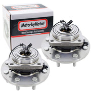 GMC Sierra 3500 Front Wheel Bearing Hub Assembly, 8 Lugs 4WD w/ABS -- 515144 (2 Pack)
