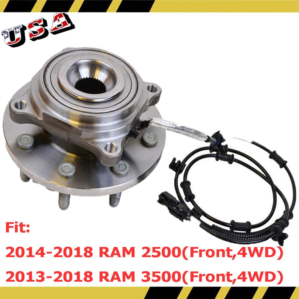 Dodge Ram 2500 Front Wheel Bearing Hub Assembly 8 Lugs, w/ABS - 515162 (2 Pack)