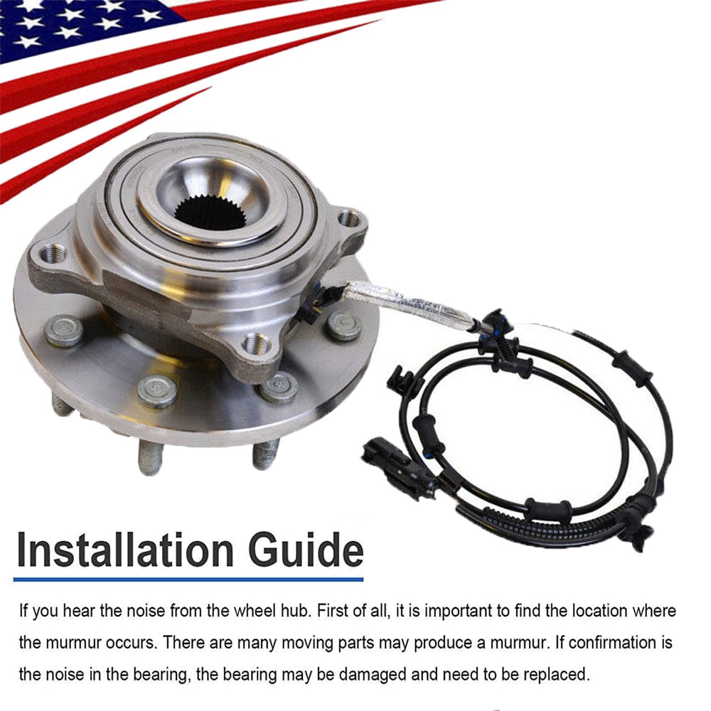 Dodge Ram 2500 Front Wheel Bearing Hub Assembly 8 Lugs, w/ABS - 515162 (2 Pack)