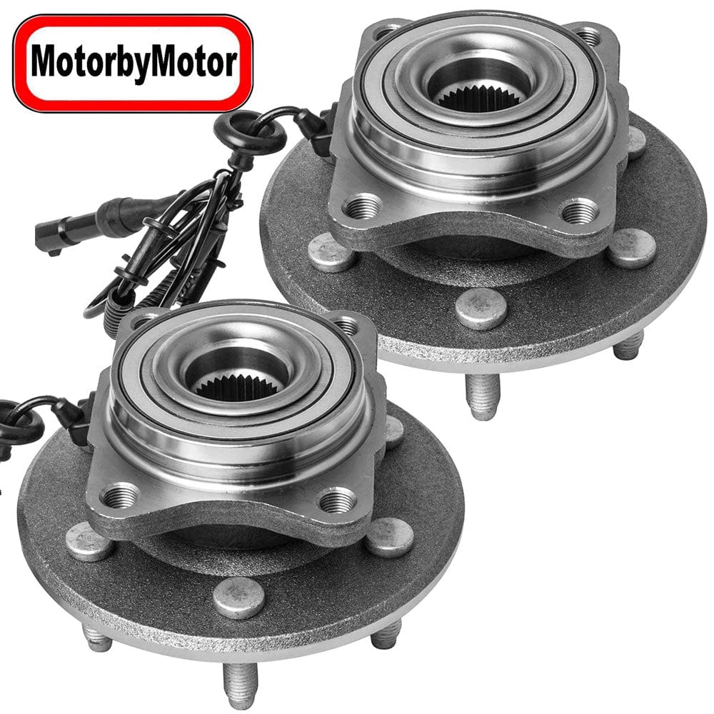 Ford Expedition Rear Wheel Bearing Hub Assembly, 6 Lugs w/ABS - 541001 (2 Pack)