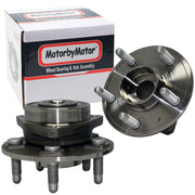 Chevrolet Camaro Front/Rear Wheel Bearing Hub Assembly, 5 Lugs w/ABS - 513282 (2 Pack)