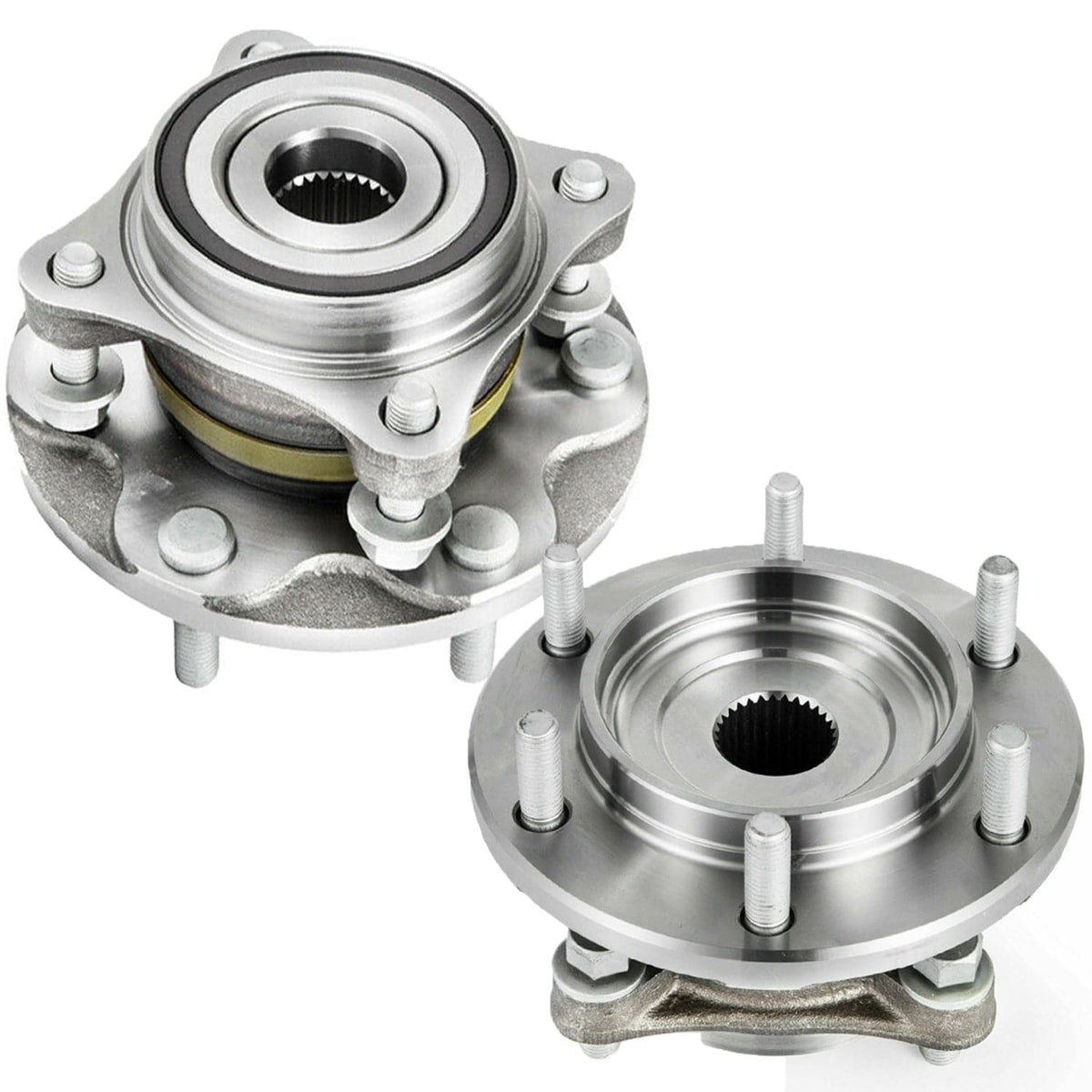 Toyota 4Runner Front Wheel Bearing Hub Assembly 6 Lugs - 2 Pack