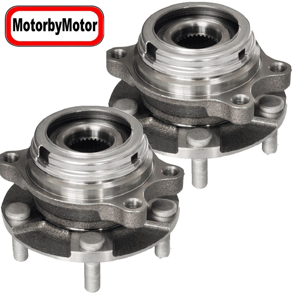 Nissan Quest Front Wheel Bearing Hub Assembly, 5 Lugs - 513338 (2 Pack)