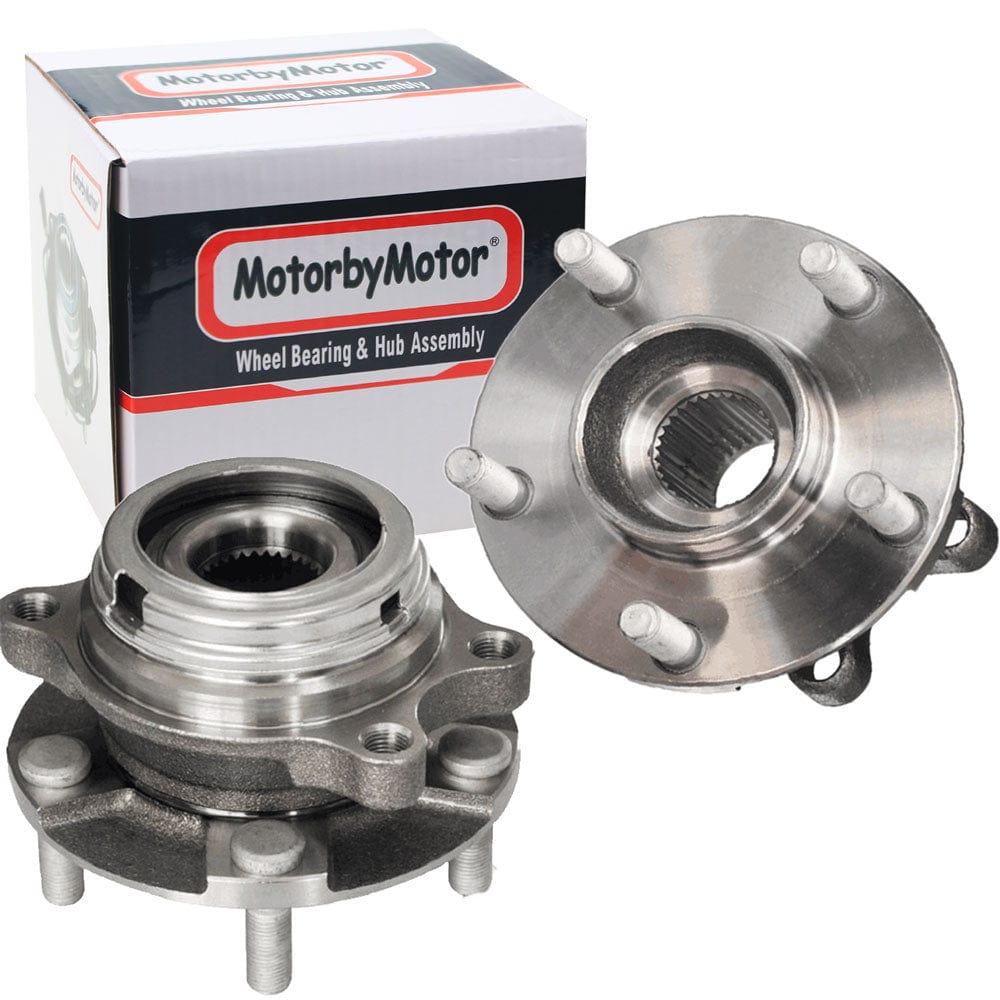 Nissan Quest Front Wheel Bearing Hub Assembly, 5 Lugs - 513338 (2 Pack)