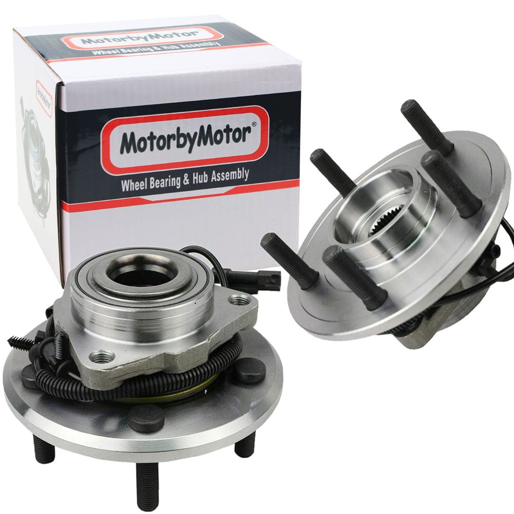 Ram 1500 Front Wheel Bearing Hub Assembly, 5 Lugs w/ABS - HA590515 (2 Pack)