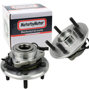 Ram 1500 Front Wheel Bearing Hub Assembly, 5 Lugs w/ABS - HA590515 (2 Pack)