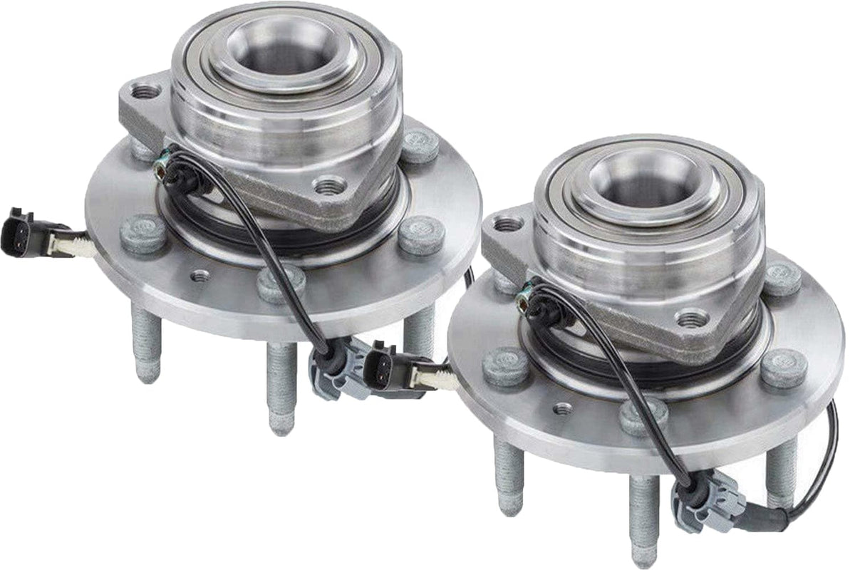 Chevrolet Silverado 1500 Front Wheel Bearing Hub Assembly, 6 Lugs AWD w/ABS - 515160 (2 Pack)