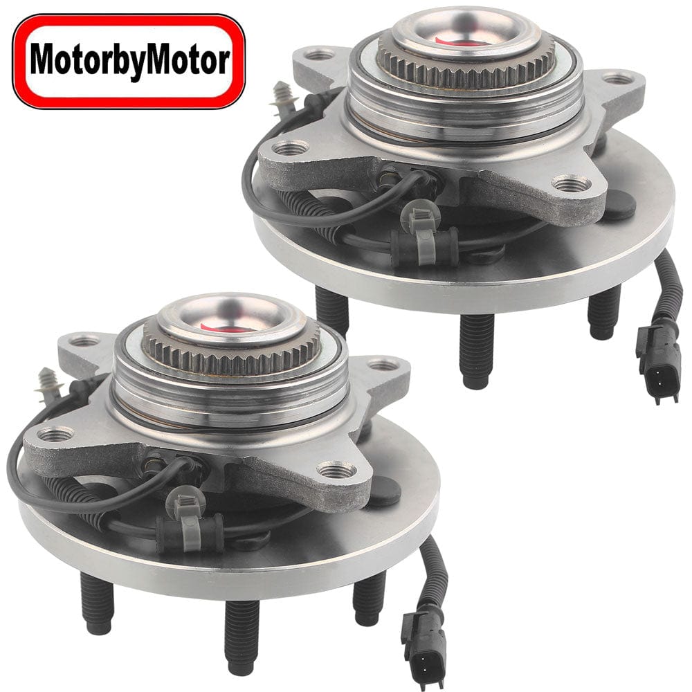 Ford F-150 Front Wheel Bearing Hub Assembly 6 Lugs w/ABS, 4WD,515142 (2 Pack)