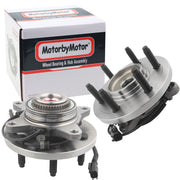 Ford F-150 Front Wheel Bearing Hub Assembly 6 Lugs w/ABS, 4WD,515142 (2 Pack)
