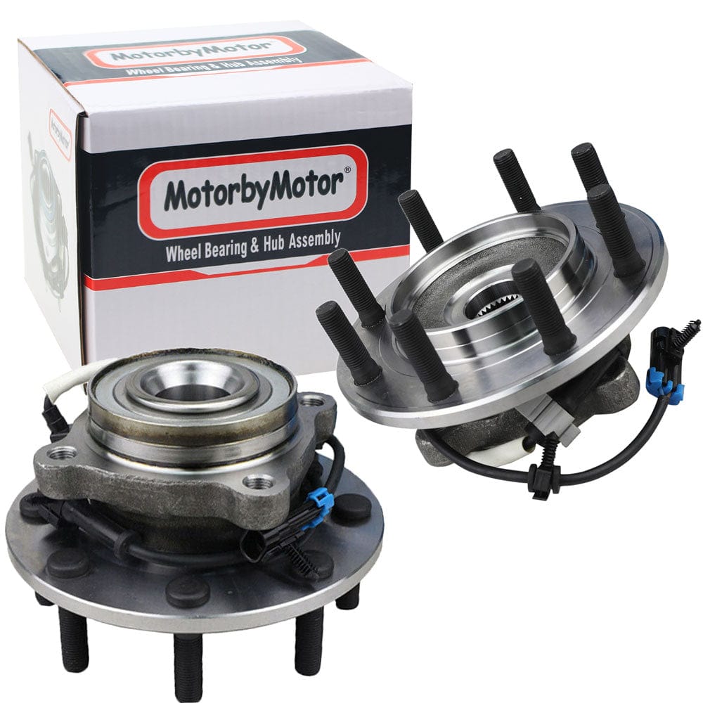 GMC Sierra 3500 Front Wheel Bearing Hub Assembly, 8 Lugs w/ABS - 515099 (2 Pack)