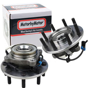 GMC Sierra 3500 Front Wheel Bearing Hub Assembly, 8 Lugs w/ABS - 515099 (2 Pack)