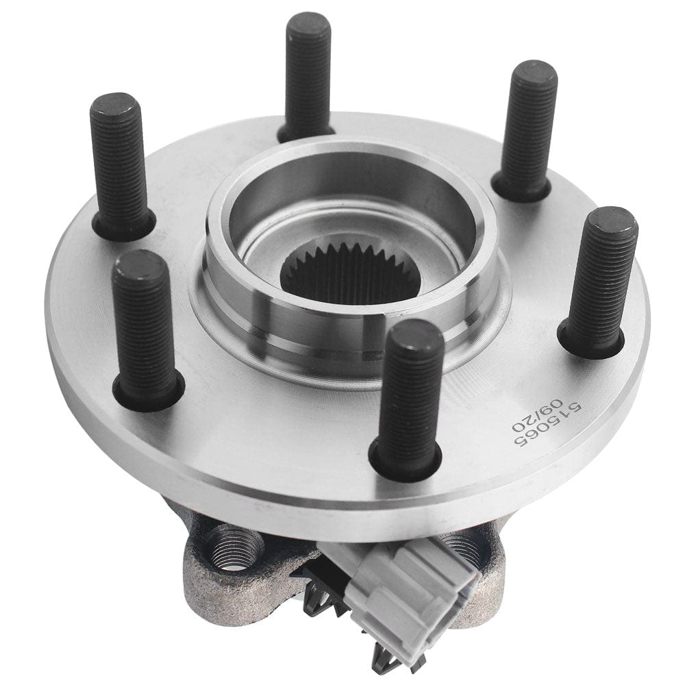 Nissan Pathfinder Front Wheel Bearing Hub Assembly, 6 Lugs 4WD w/ABS -- 515065 (2 Pack)