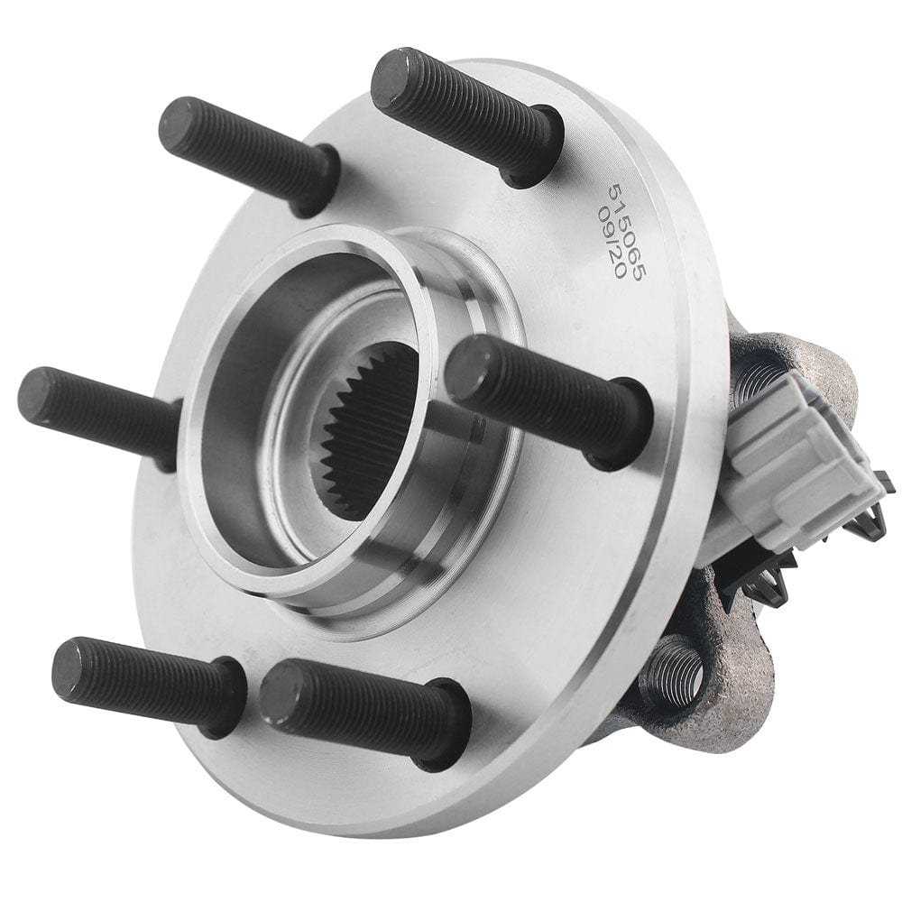 Nissan Pathfinder Front Wheel Bearing Hub Assembly, 6 Lugs 4WD w/ABS -- 515065 (2 Pack)