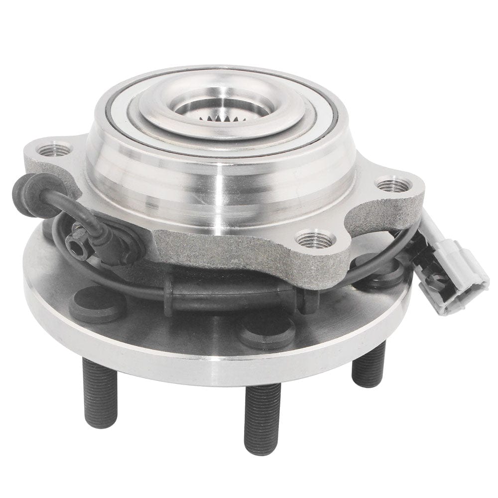 Nissan Pathfinder Front Wheel Bearing Hub Assembly, 6 Lugs 4WD w/ABS -- 515065 (2 Pack)
