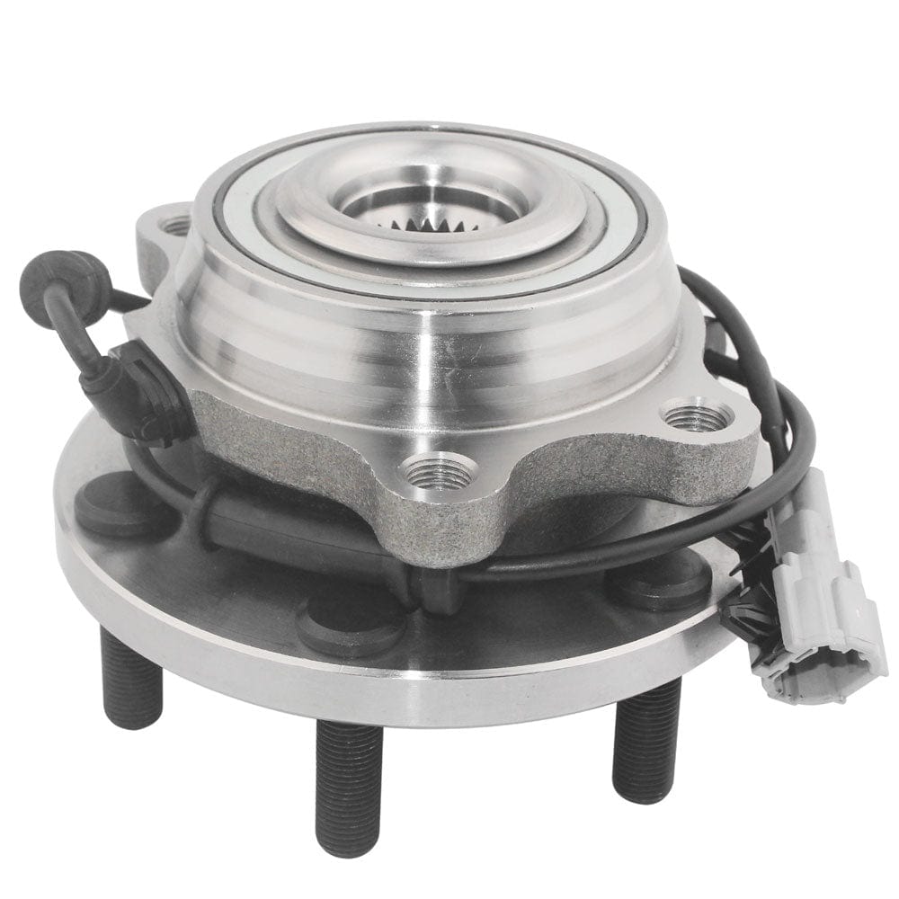 Nissan Pathfinder Front Wheel Bearing Hub Assembly, 6 Lugs 4WD w/ABS -- 515065 (2 Pack)