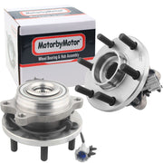 Nissan Pathfinder Front Wheel Bearing Hub Assembly, 6 Lugs 4WD w/ABS -- 515065 (2 Pack)