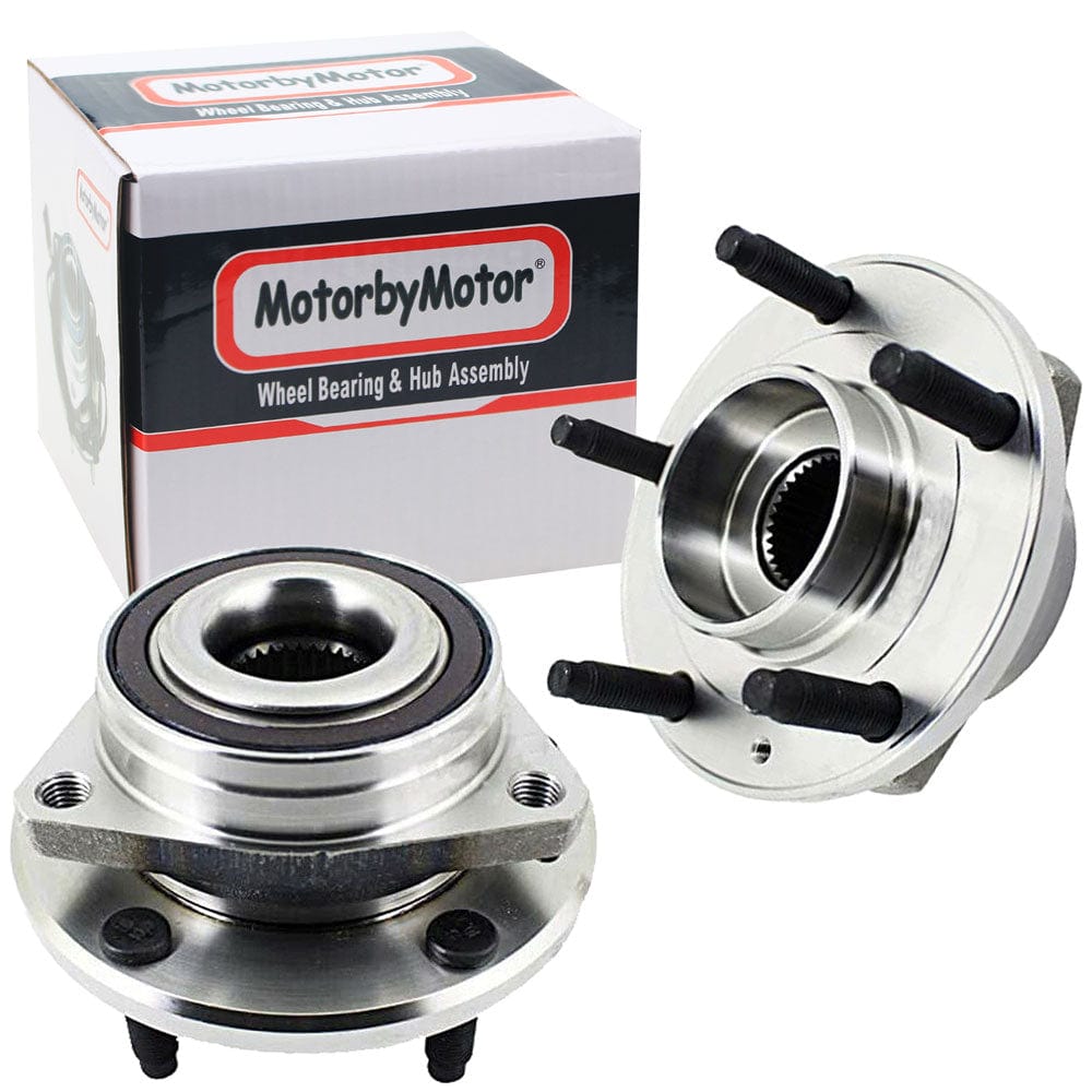 Chevrolet Corvette Front Wheel Bearing Hub Assembly, 5 Lugs -- 513378 (2 Pack)
