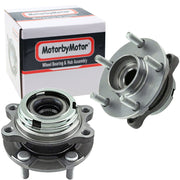 Infiniti FX45 Front Wheel Bearing Hub Assembly, 5 Lugs AWD -- 513335 (2 Pack)