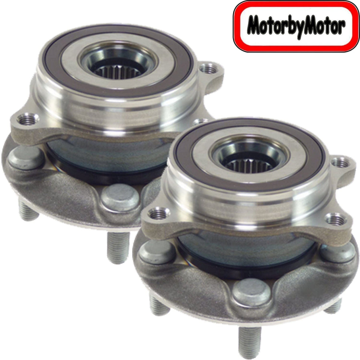 Lexus CT200h Front Wheel Bearing Hub Assembly, 5 Lugs -- 513287 (2 Pack)