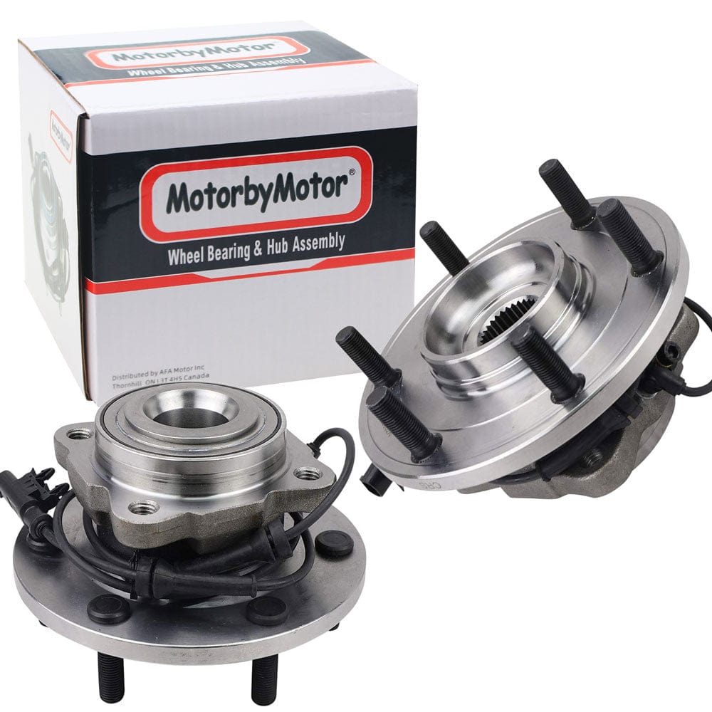 Nissan Armada Rear Wheel Bearing Hub Assembly, 6 Lugs w/ABS -- 541014 (2 Pack)