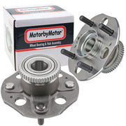 Honda Accord Rear Wheel Bearing Hub Assembly 1998-2002, w/ABS, 2WD FWD, 4 Lugs - 512178 (2 Pack)