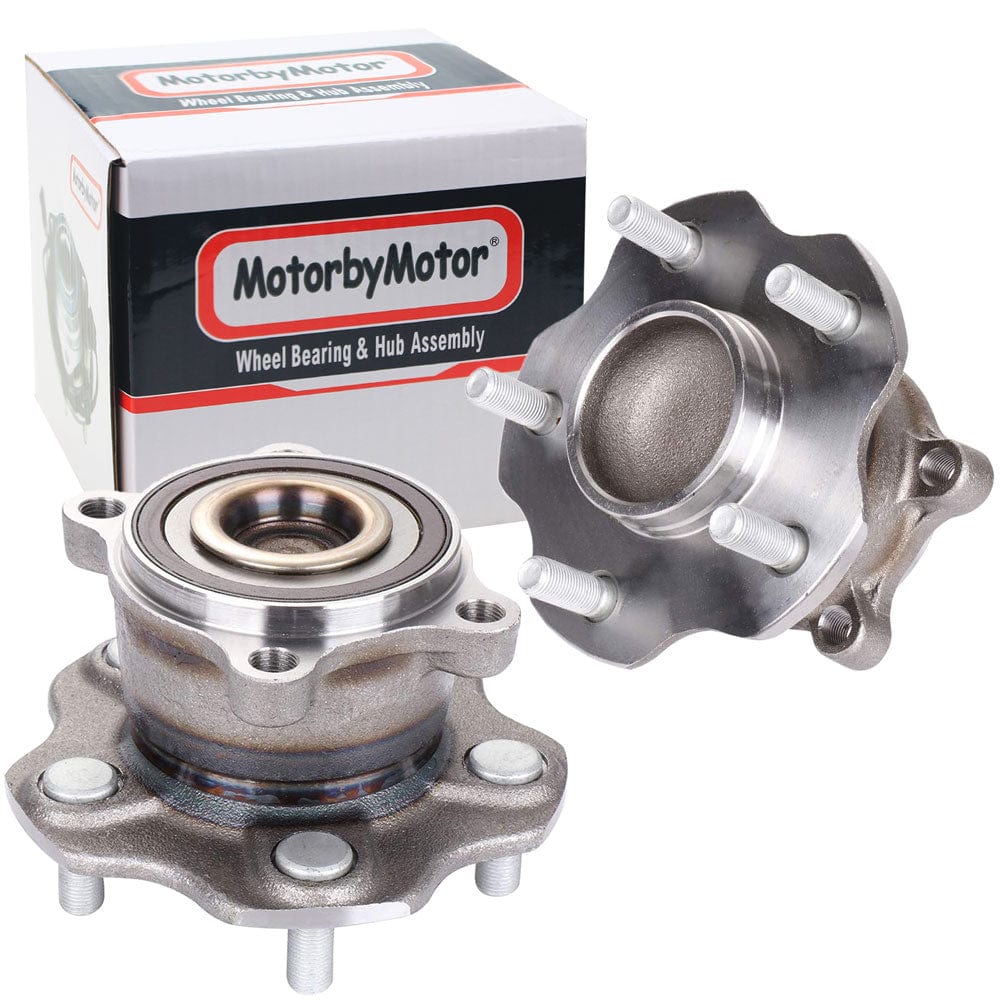 Nissan Murano Rear Wheel Bearing Hub Assembly 2009-2014, 5 Lugs, 2WD, w/ABS - 512407 (2 Pack)