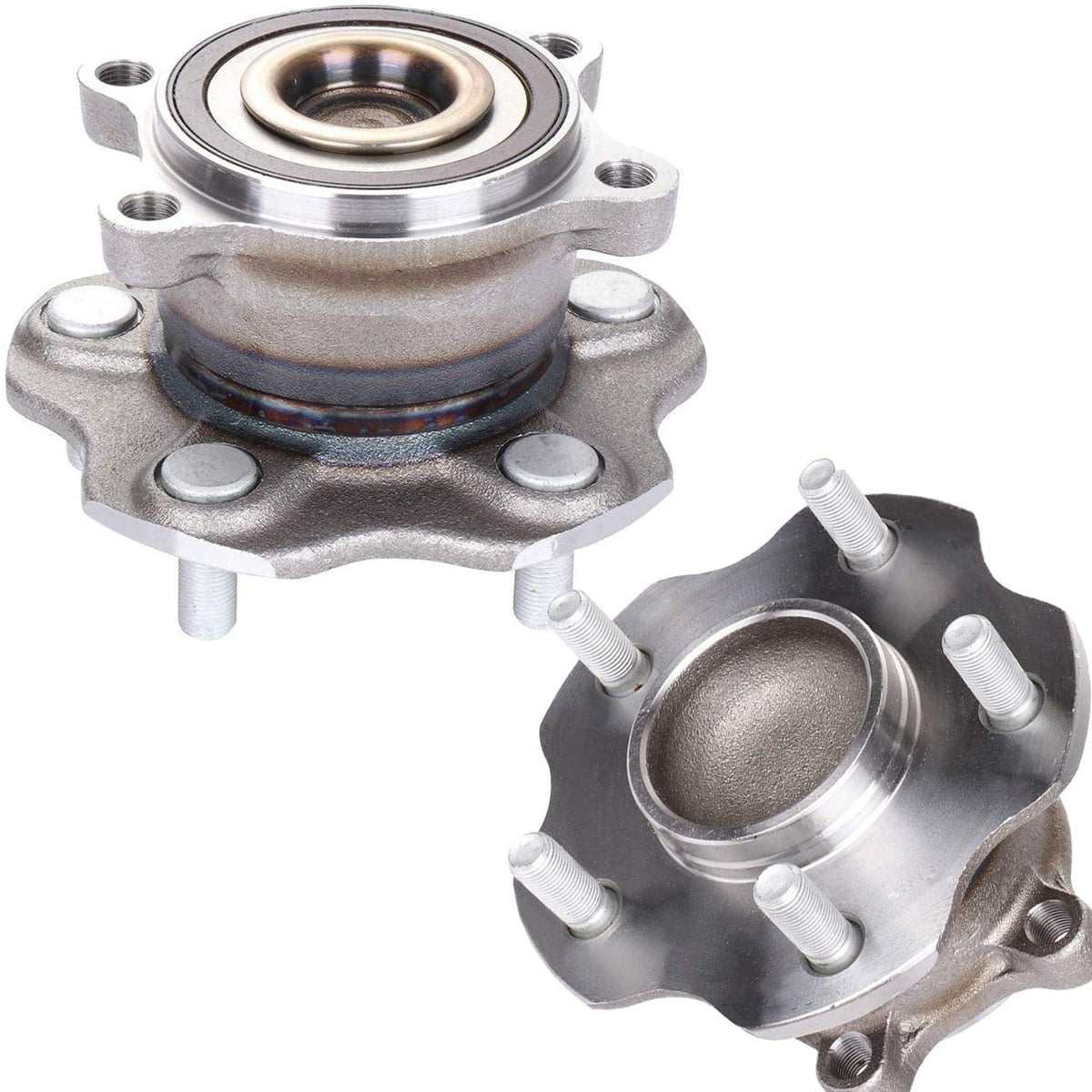 Nissan Murano Rear Wheel Bearing Hub Assembly 2009-2014, 5 Lugs, 2WD, w/ABS - 512407 (2 Pack)