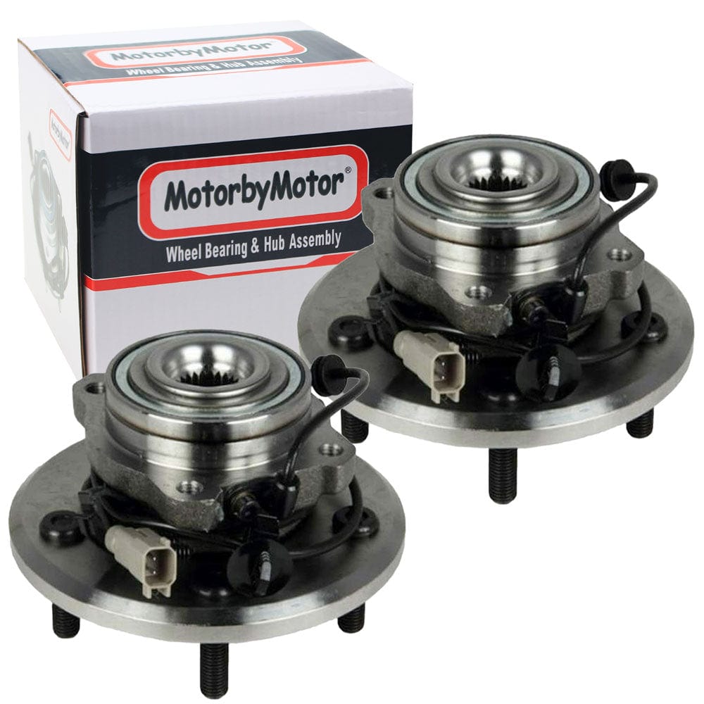 Chrysler Pacifica Rear Wheel Bearing Hub Assembly, 5 Lugs w/ABS -- 512288 (2 Pack)