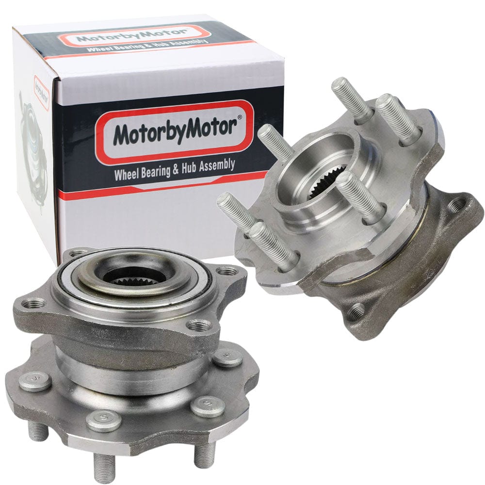 Nissan Armada Rear Wheel Bearing Hub Assembly, 6 Lugs - 541003 (2 Pack)
