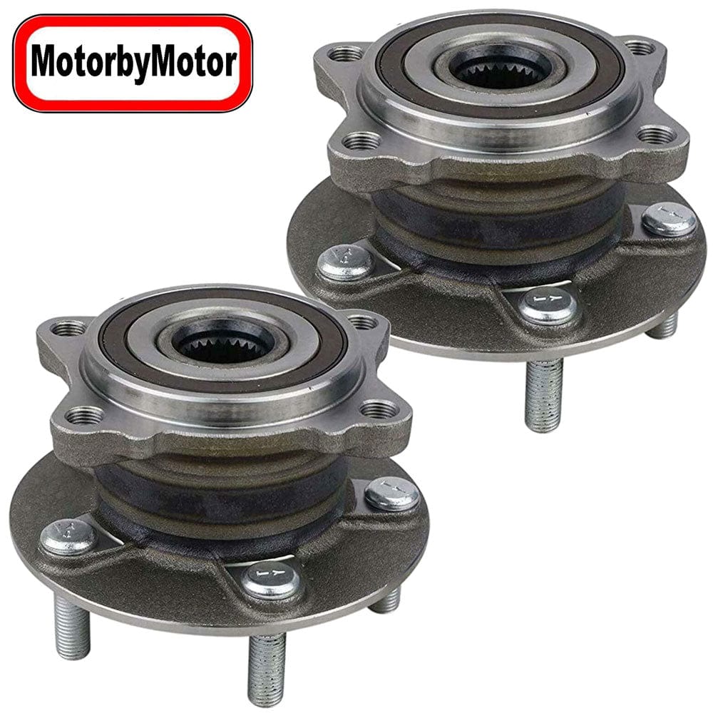 Mitsubishi Lancer Rear Wheel Bearing Hub Assembly 5 Lugs, w/ABS - 512382 (2 Pack)