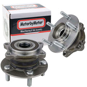 Mitsubishi Lancer Rear Wheel Bearing Hub Assembly 5 Lugs, w/ABS - 512382 (2 Pack)