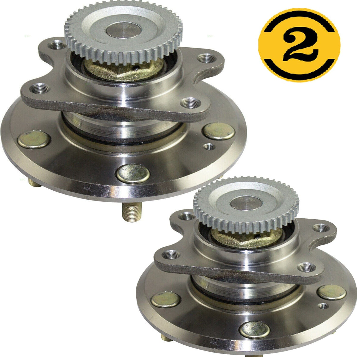 Hyundai XG350 Rear Wheel Bearing Hub Assembly 2002-2005, w/ABS, 5 Lugs - 512189 (2 Pack)