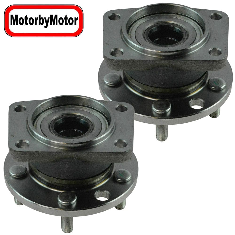 Jaguar X-Type Rear Wheel Bearing Hub Assembly 2002-2008, AWD, 5 Lugs - 512306 (2 Pack)