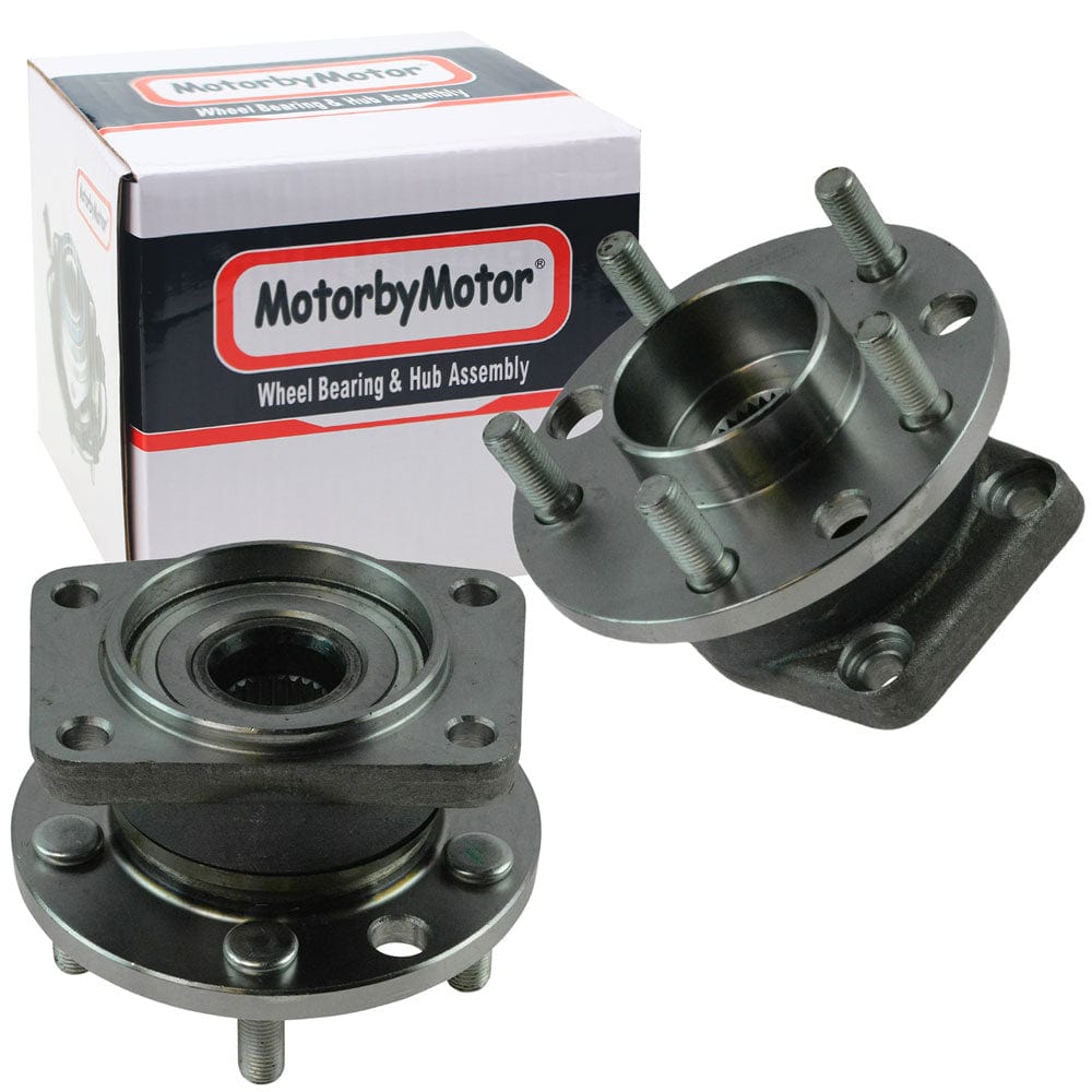 Jaguar X-Type Rear Wheel Bearing Hub Assembly 2002-2008, AWD, 5 Lugs - 512306 (2 Pack)