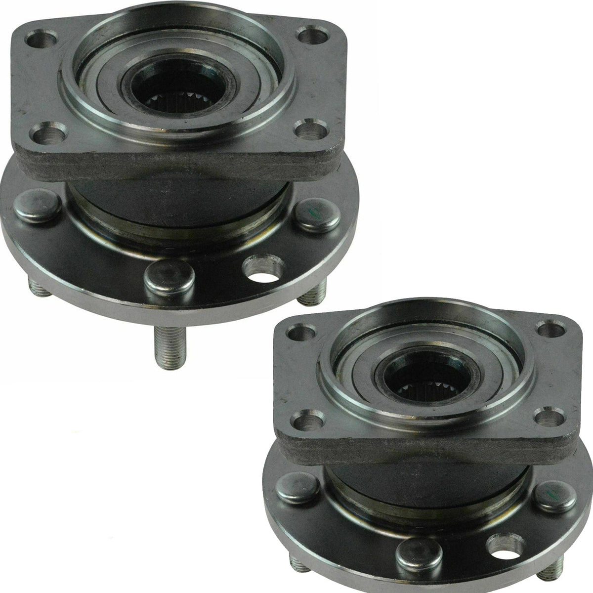 Jaguar X-Type Rear Wheel Bearing Hub Assembly 2002-2008, AWD, 5 Lugs - 512306 (2 Pack)