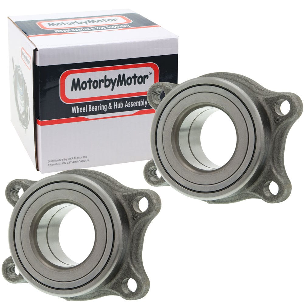 Mazda 3 Rear Wheel Bearing Hub Assembly 2004-2013, 5 Lugs, w/ABS - 512347 (2 Pack)