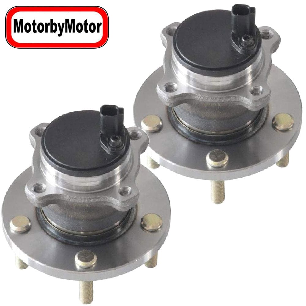Mazda 3 Rear Wheel Bearing Hub Assembly 2004-2008, 5 Lugs - 512348 (2 Pack)