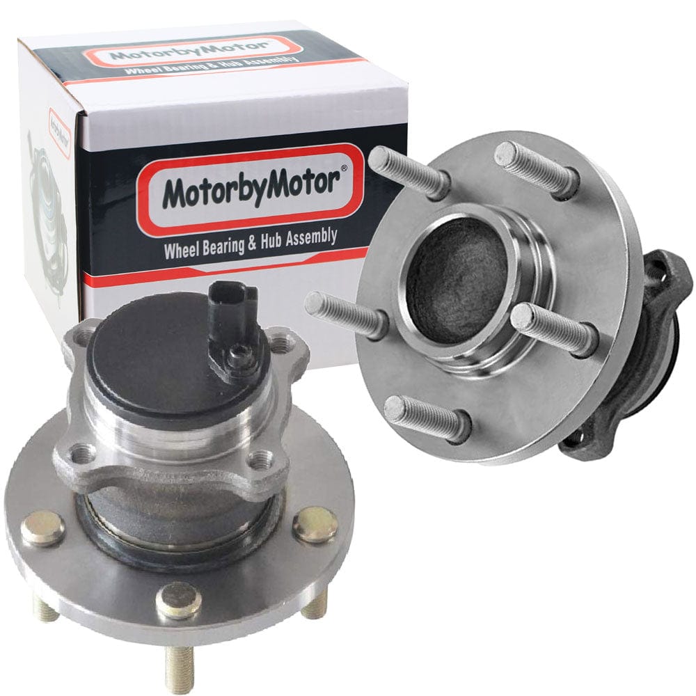 Mazda 3 Rear Wheel Bearing Hub Assembly 2004-2008, 5 Lugs - 512348 (2 Pack)