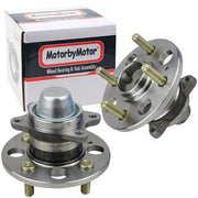 Kia Rio Rear Wheel Bearing Hub Assembly 2006-2011, 4 Lugs - 512325 (2 Pack)