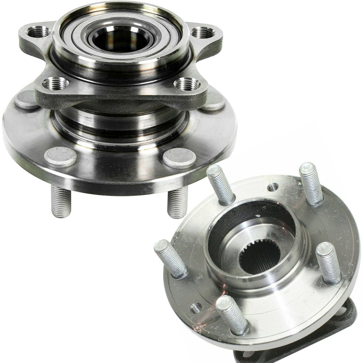 Mazda CX-9 Rear Wheel Bearing Hub Assembly, AWD, 5 Lugs - 512249 (2 Pack)