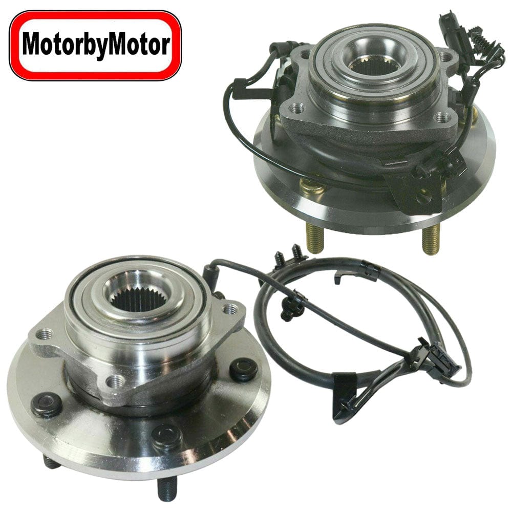 Dodge Journey Rear Wheel Bearing Hub Assembly, w/ABS, 5 Lugs - 512478 / 512479 (2 Pack)