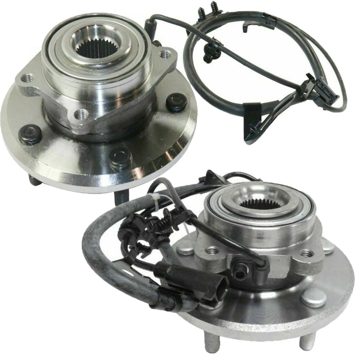 Dodge Journey Rear Wheel Bearing Hub Assembly, w/ABS, 5 Lugs - 512478 / 512479 (2 Pack)